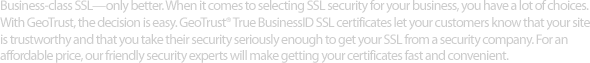 Business-class SSL
