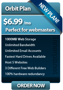 Orbit Web Hosting Plan